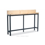 CAFE HIGH "L" BENCH TABLE CAFE HLB - 1200 1800 2400