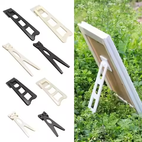 Multifunctional Picture Photo Frame Bracket Stand PVC Durable Mirror Art Work Display Easel Home Dec