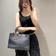 【90%新✨最平台最低價】Dior VIP經典款黑色中號子母袋Diorissimo 手提單肩斜挎包