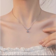 (bebas Buy 2 Get Bonus) K38 S999 water drop gem pendant necklace
