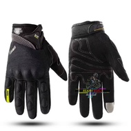 GLOVE FULL BLACK SUOMY GLOVES MOTORCYCLE RACING MOTORCROSS SARUNG TANGAN MOTORSIKAL PELINDUNG TANGAN