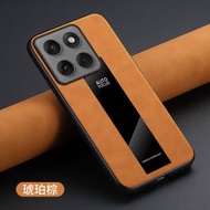 摩托羅拉Edge60Pro手機殼羊巴皮保時捷MotorolaG55Edge60簡約商務edge50ultraX30Pro旋轉支架-琥珀棕 摩托羅拉Edge 50