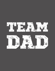 Minimalistic Team Dad Notebook | To Do List Notebook for Sports Dad | To Do & Dot Grid Matrix | Jour