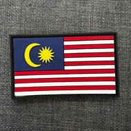 PGA 3D TACTICAL RUBBER / PVC PATCH WITH VELCRO - SHOULDER FLASH MALASIA