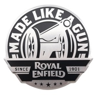 MADE LIKE GUN Aluminum logo badge replacement piece 76mm(2.99")x72mm(2.83")