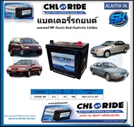 แบตเตอรี่รถยนต์ MF ขนาด 65D26L-BH ยี่ห้อ Chloride สินค้ารับประกัน12เดือน ไม่ต้องดูแลน้ำกลั่นตลอดอายุ