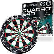 Harrows Quadro Dartboard I Unique and Exclusive 3 Point Zones I Ultimate Challenge 240 Maximum Score