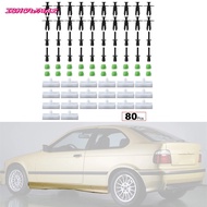 【ISHOWMAL HOT】80PCS for BMW E36 316i 318i For M3 Side Sill Skirt Clips Rocker Panel Moulding Clip
