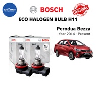 BOSCH Eco H11 Halogen Low Beam Headlamp Bulb 12V 55W H11 Bulb for Perodua Bezza 1st Gen (Year 2014+)
