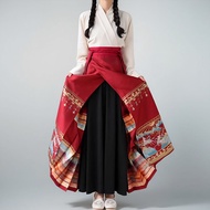 Horse Skirt Bottoming Skirt Black Inner Petticoat Autumn Winter Antique Skirt Horse Skirt Anti-glare