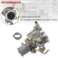 Artudatech F Head Carburetor Carb Kit For Jeep Willys CJ3b M38A1 CJ5 F134 17701.02