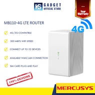 Mercusys MB110-4G Sim Card Router 300 Mbps Wireless N 4G LTE Router
