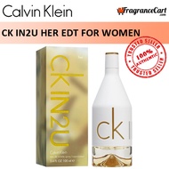 Calvin Klein cK IN2U Her EDT for Women (100ml) Eau de Toilette IN 2U Orange [Brand New 100% Authentic Perfume/Fragrance]