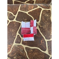 MERAH 50PCS RED AND WHITE FLAG/BET LOGO