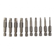 10-Piece Magnetic 5-Point for Torx Screwdriver Bit Set for Precision Repairs