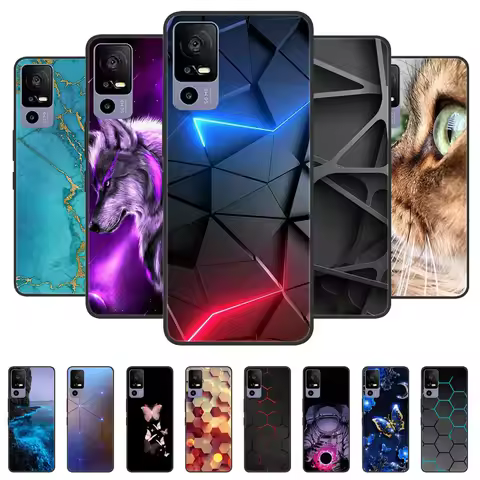 For TCL 40R Case Silicon Back Cover Phone Case for TCL 40 R 5G Cases 6.6" TCL40R 5G T771K T771K1 T77