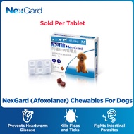 Nexgard & Nexgard Spectra 1 Tablet Anti Tick Flea&Worms Chewable Treatment of Internal and External 