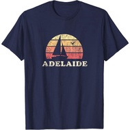 Adelaide T-Shirt Vintage Sailboat 70S Sunset Throwback Tee