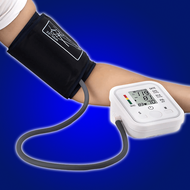 "Easy-to-Use" High-Quality Original Portable Electronic Digital Automatic Arm-Type Blood Pressure BP Monitor Device USB Cable Battery w/ Heart Rate and Pulse Rate Meter for Systolic and Diastolic Accurate Readings with Memory and Easy-to-Carry