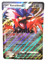 Jumbo Card - Koraidon EX - Scarlet & Violet - Oversize Holo Foil Pokemon Jumbo Card - Koraidon EX - 