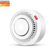 Graffiti Smoke Detector Graffiti Wifi Smoke Alarm Smart Home Wireless Smoke Detector APP Push notifi