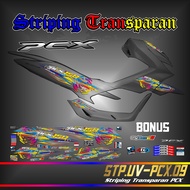PCX Sticker Striping PCX Sticker Motor Honda PCX Variasi Transparan Thailook 009