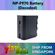 DECODED NP-F970 Rechargeable Lithium Ion Battery (For Sony / Panasonic etc Professional Video Camcor