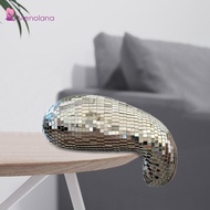 [Menolana] Melted Disco Ball Decoration, Disco Ball Sculpture, Unique Ornament, Table Decoration, Gl