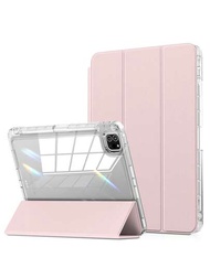 粉色外殼適用於iPad Pro 12.9，適用於iPad 7/8/9代10.2第10代、Air 4 5、10.9 Pro 11 4/5/6代Samsung Xiaomi