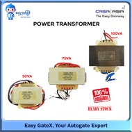 CASA ASIA 12V-0-12V AC Transformer for Sliding Autogate – 50VA / 75VA / 100VA Options | Input 220–24