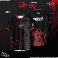 Solo Leveling Arise Fan T-shirt Igris Beru Printed Microfiber Plus Size Round Neck Casual Wear
 Tops