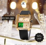 JHW 24 Jims Honey Jam Tangan Wanita Jam Tangan Unisex Jam Analog Digital Free Box Syawallea Jims Hon