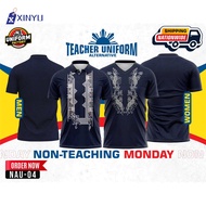 Deped Uniform 2025 Full Sublimation Deped Tshirt For Non Teachers Uniform Monday To Thursday Deped P