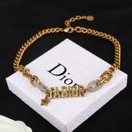 Dior Jadior字母五角星復古項鍊 順豐包郵 香港發貨