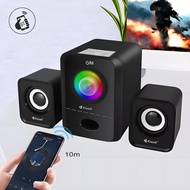 FLASHSALE! Kisonli Speaker Bluetooth Bass Gaming U-2800BT Speaker Komputer Laptop Bluetooth