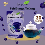 Premium TELANG Flower TEA 30 TEA BAGS HERBAL Antioxidant TEA Against Cancer Gout Cholesterol Reducing TEA