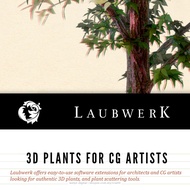SketchUp | Plugins | Extension 2025 Laubwerk Plants Kit Tree Plugin for SketchUp, 3ds Max, Maya, Cin