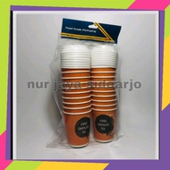 Coffee paper cup with lid set 9oz/ 270 ML contains 20 pcs