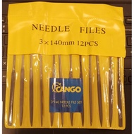 12 pcs 3 x 140mm "cango" needle files