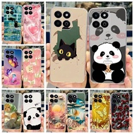 For Honor X7C 5G Case ALT-NX1 Cute Panda Cartoon Painted Cover Soft Slim Phone Case For Honor X7C X 