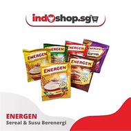 Energen Instant Cereal | Sereal Coklat, Vanila, Kurma, & Jagung | Cereal Chocolate | Vanilla | Date