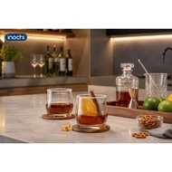 Set Of 6 Hakone Kempt Glass Cups 340ML