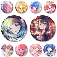 Music Game Badge about Momoi Airi Kiritani Haruka Hatsune Miku,cosplay Cute Creative Brooch Pins for