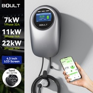 Boult Wallbox EV Charger + App Control 7kW / 11kW / 22kW Type 2 Home AC Charger (Free Consultation a