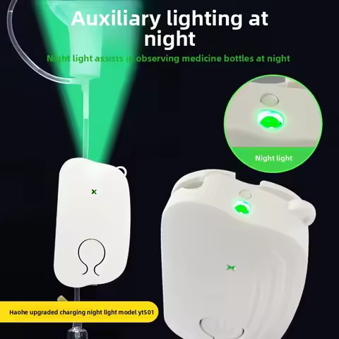 Reminder Alarm with Night Light Hanging IV Fluid Drip Monitor Alarm Portable Patient Care Companion 