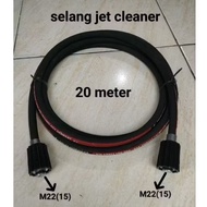 1/ 4 R1 x 20 meter jet cleaner hose + M22 (15) + M22(15)
