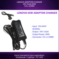 Lenovo 19v 3.42a 5.5x2.5mm 65W 3000 G230 G400 G410 G430 G450 G500 G510 G530 G550 N500 Y300 Y310 Y40 