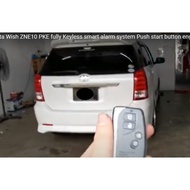 Leon Toyota Wish ZNE10 Fully Keyless Entry PKE Smart Intelligent Alarm System Push Start Button Engi