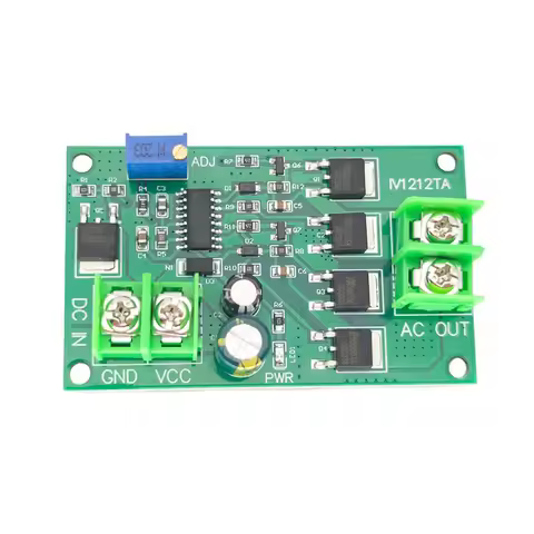 AT02-2X 200W DC 12V To AC 12V Inverter 50Hz Square Wave Signal Generator Module 12W AC 12V To 220V I