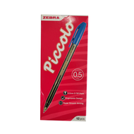 Viết bi nắp Piccolo 0.5mm xanh/đen/đỏ - Zebra [Chính hãng]